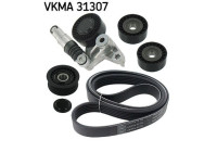Poly V-belt set
