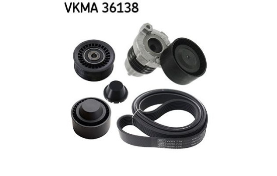 Poly V-belt set