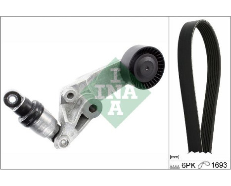 Poly V-belt set
