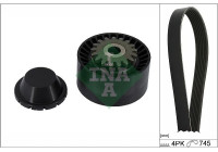 Poly V-belt set