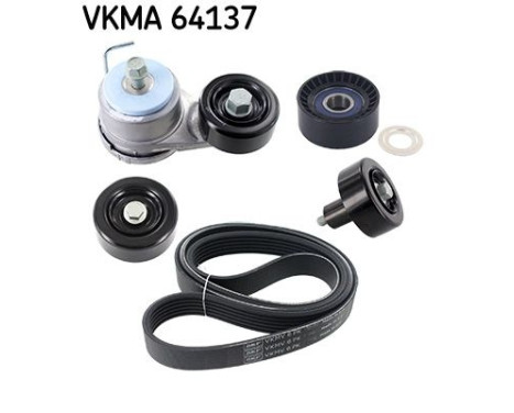 Poly V-belt set