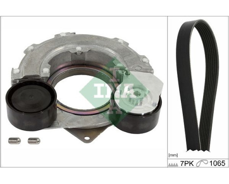 Poly V-belt set
