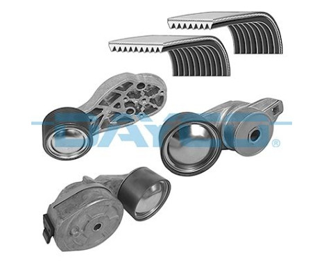 Poly V-belt set