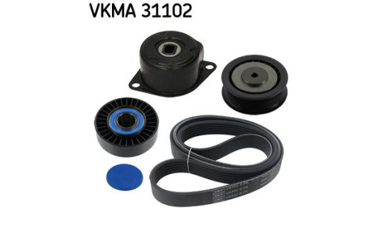 Poly V-belt set