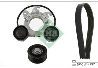 Poly V-belt set