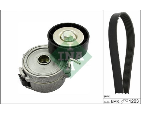 Poly V-belt set