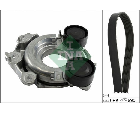 Poly V-belt set