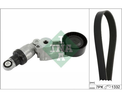Poly V-belt set