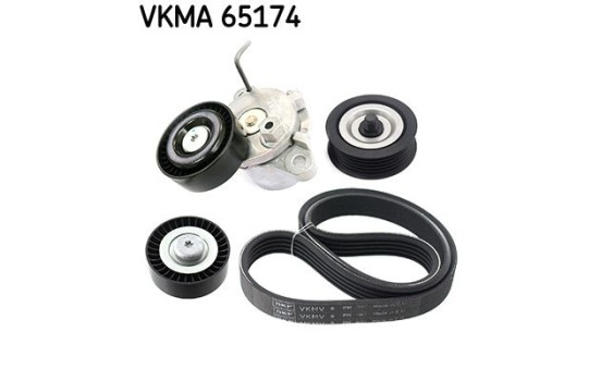 Poly V-belt set