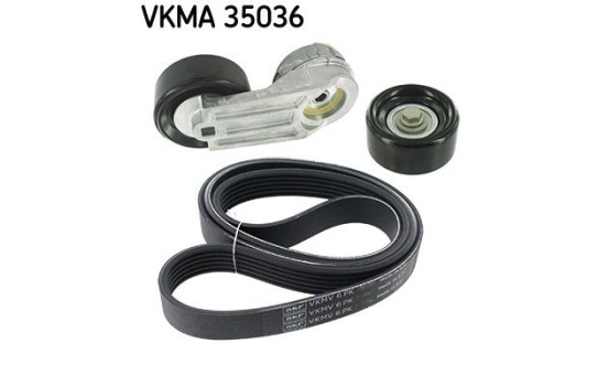 Poly V-belt set