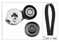 Poly V-belt set