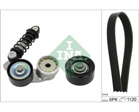 Poly V-belt set