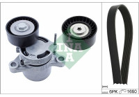 Poly V-belt set