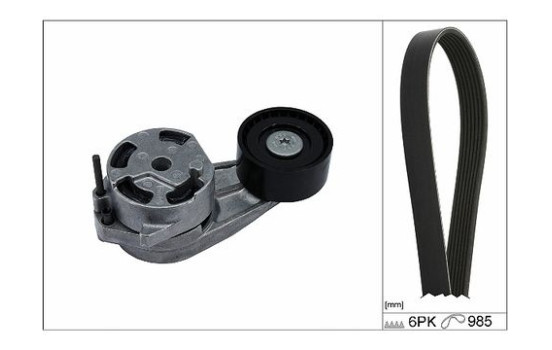 Poly V-belt set