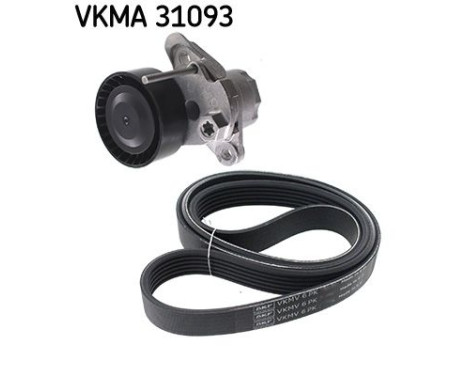Poly V-belt set
