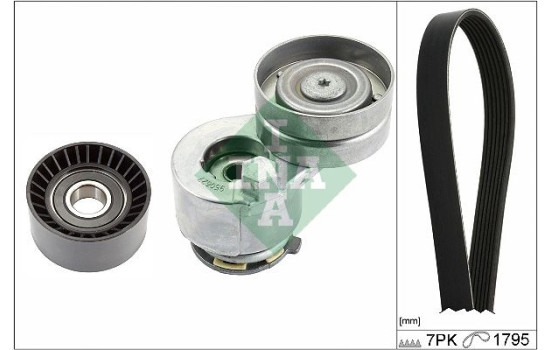 Poly V-belt set