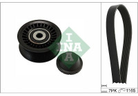 Poly V-belt set