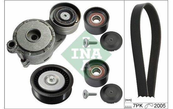 Poly V-belt set