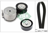 Poly V-belt set