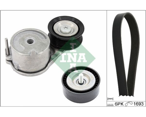 Poly V-belt set
