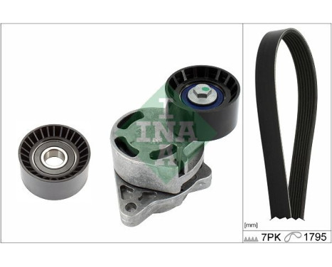 Poly V-belt set