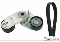 Poly V-belt set