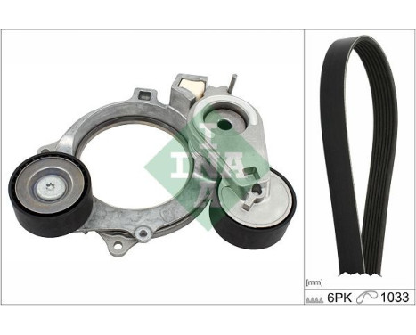 Poly V-belt set