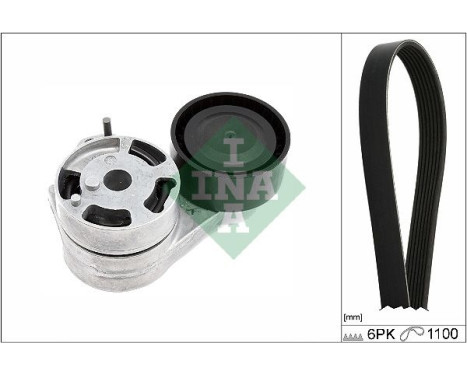 Poly V-belt set