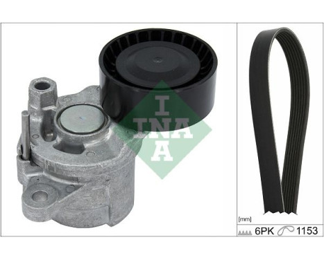 Poly V-belt set