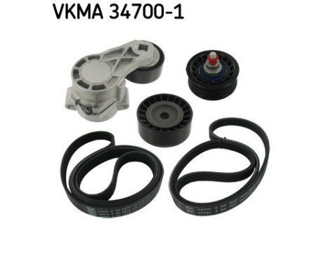 Poly V-belt set