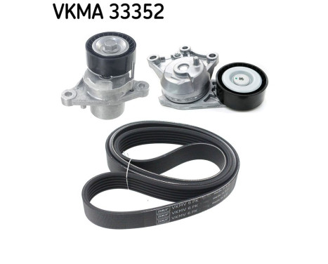 Poly V-belt set