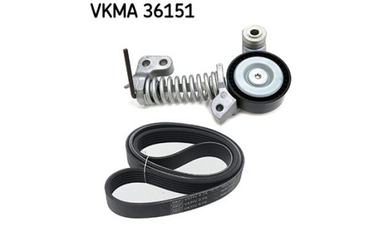 Poly V-belt set