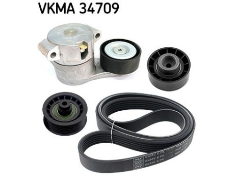 Poly V-belt set