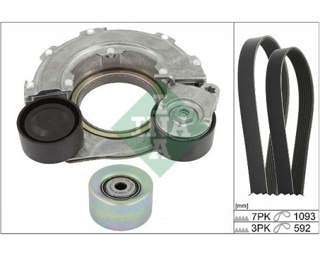 Poly V-belt set