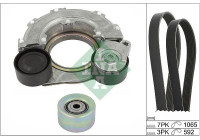 Poly V-belt set