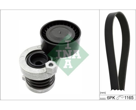 Poly V-belt set