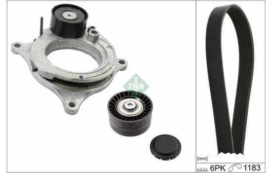 Poly V-belt set