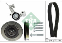 Poly V-belt set