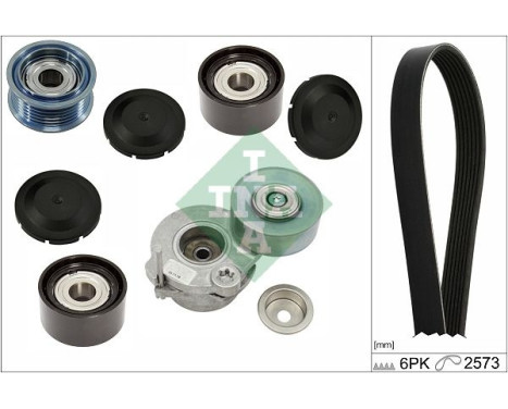 Poly V-belt set