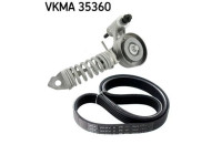 Poly V-belt set