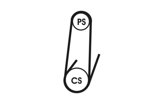 V-Ribbed Belts 4PK711 ELAST Contitech, Image 2