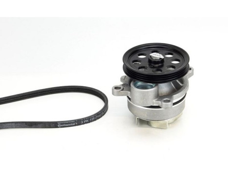 Water pump + Multi V-belt set 3PK725 ELAST WP1 Contitech