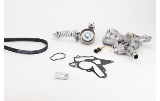 Water pump + Multi V-belt set 5PK1230WP2 Contitech, Image 2