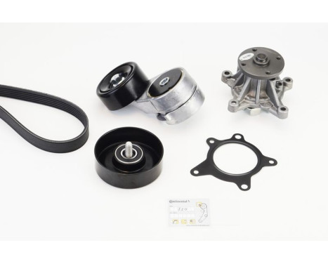 Water pump + Multi V-belt set 6PK2140WP1 Contitech, Image 2