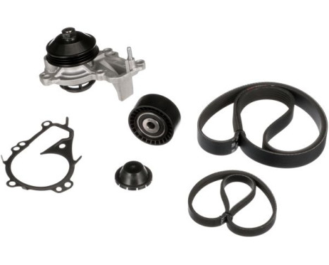 Water pump + Multi V-belt set KP16PK848SF Gates