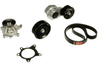 Water pump + Multi V-belt set KP96PK2138 Gates