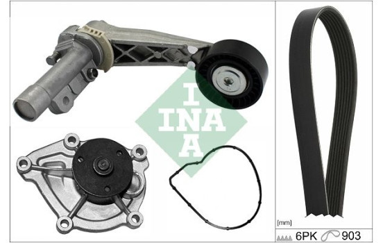 Water pump + Multi V-belt set