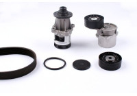 Water pump + Multi V-belt set