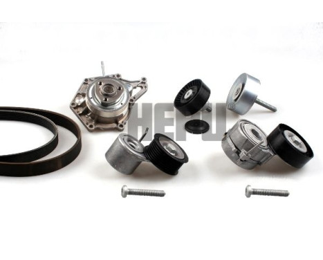 Water pump + Multi V-belt set