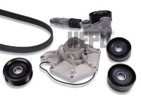 Water pump + Multi V-belt set